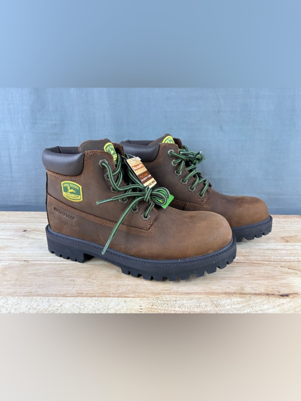 John Deere Built by Skechers Sergeants Dozer Boots, Men's Size 8.5 - Brand New